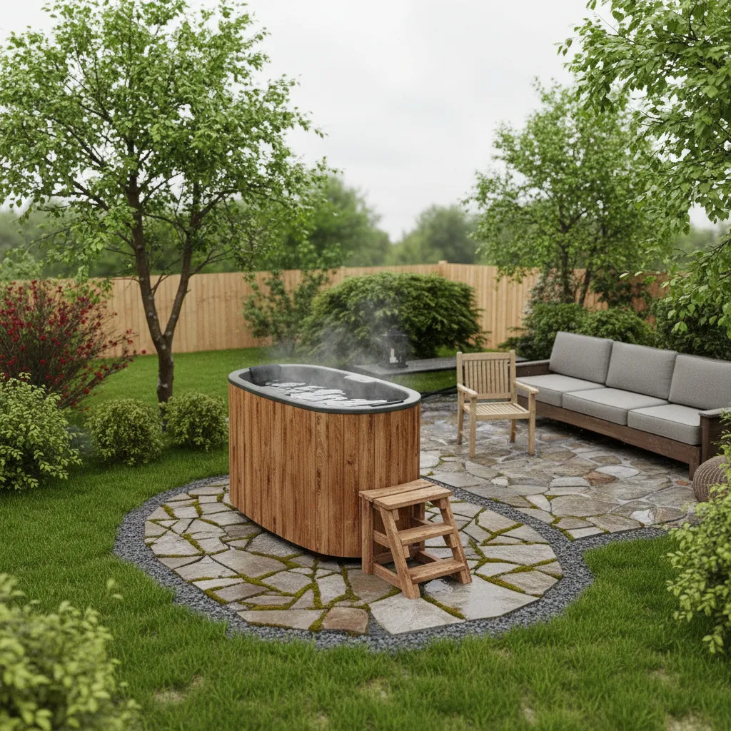 Revival Cold Plunge Tub — 2 Person Fiberglass Ice Bath