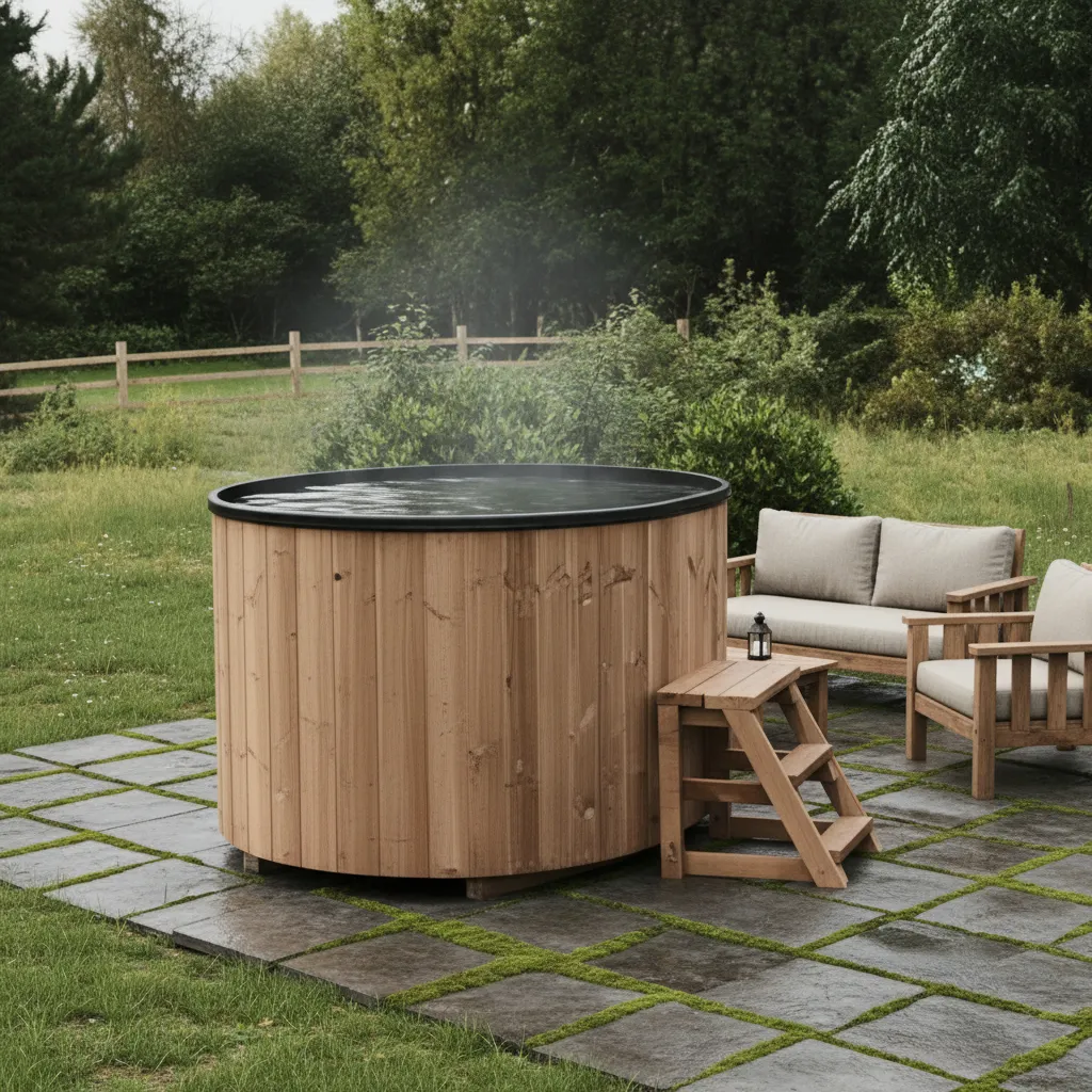 Revival Cold Plunge Tub — 2 Person Fiberglass Ice Bath