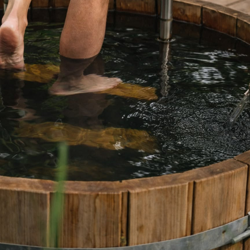 Revival Cold Plunge Tub — 1 Person Fiberglass Ice Bath