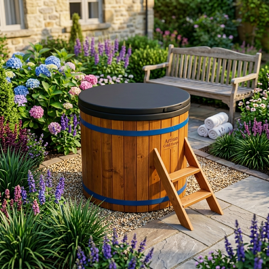 Revival Cold Plunge Tub — 1 Person Fiberglass Ice Bath