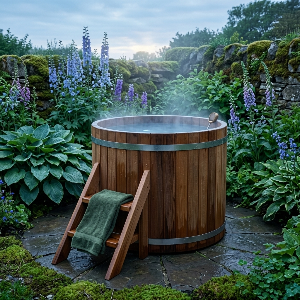 Revival Cold Plunge Tub — 1 Person Fiberglass Ice Bath