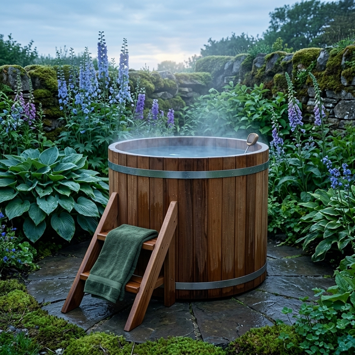 Revival Cold Plunge Tub — 1 Person Fiberglass Ice Bath
