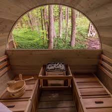 Half Panoramic Window — Bronze Tempered Glass | Sauna Add-On
